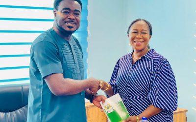 courtesy call on Dr. Sodzi Sodzi-Tettey, CEO of the National Vaccine Institute