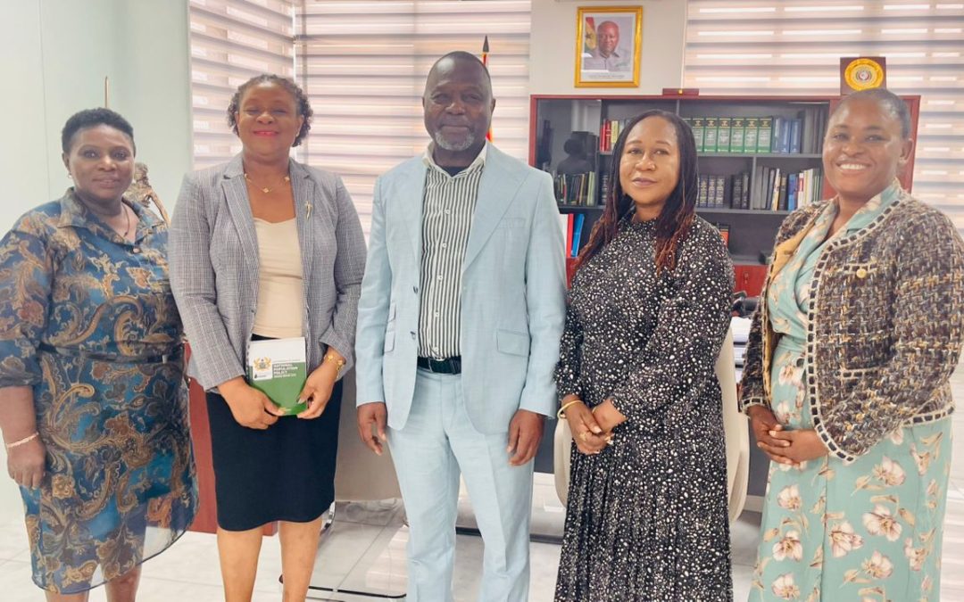 NPC, led by the Executive Director Mrs Angelina Kodua-Nyanor, paid a courtesy call on , Attorney‑General & Minister for Justice